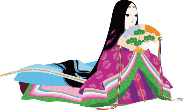 十二単のお姫様」の写真素材 | 163件の無料イラスト画像 | Adobe Stock
