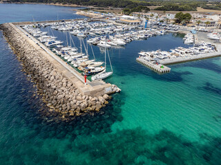 S´Estanyol port, Llucmajor, Mallorca, Balearic Islands, Spain