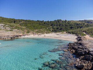 Sa Font Salada beach, protected natural area, capdepera, Mallorca, Balearic Islands, Spain