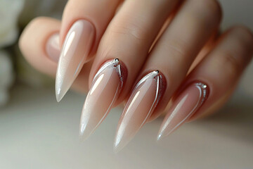 manicure and nails, hands with manicure, manicure and pedicure, Nails, trending  nail art nails, one hand, perfect fingers, perfect long nails