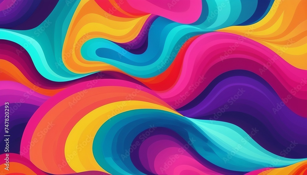 Aufkleber multicolor texture - a unique abstract background