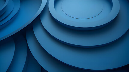 Close Up of Circular Object on Blue Background