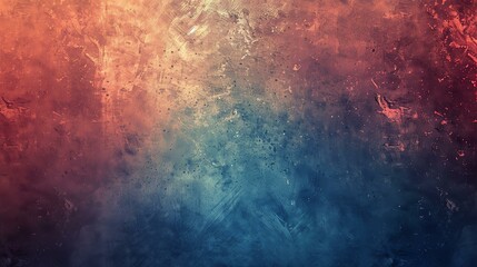 Abstract grunge blue and orange background. Rough distressed texture.