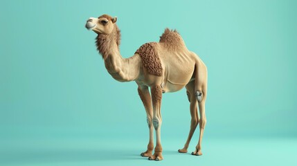 A camel is a large, long-necked ungulate mammal.