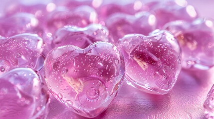 Dew on Petals: Bright Floral Background with Water Drops, Vivid Colors and Freshness, Macro Beauty in Nature