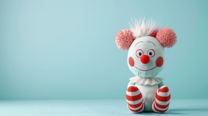 Cute and cuddly clown doll with a friendly smile. Perfect for children of all ages. Made with soft, high-quality materials.
