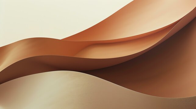 This is a simple and elegant background image. The image features a series of smooth, flowing waves in a gradient of light and dark orange.