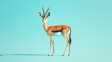 This image shows a Grant's gazelle, a species of antelope native to East Africa.