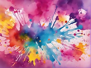 vibrant explosion of colors, creating an abstract background