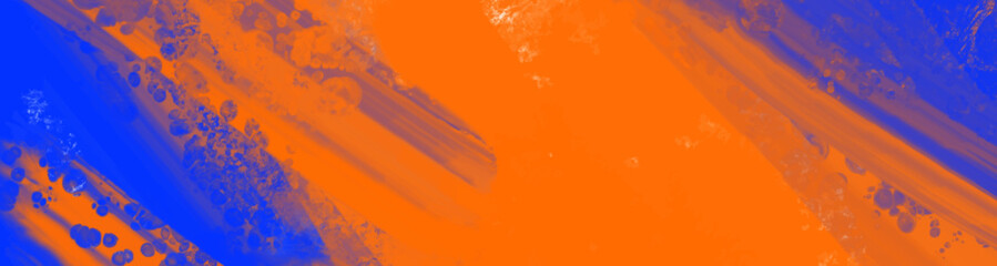 Abstract Blue Orange paint Background. Vector illustration design