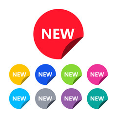 New Label collection set. Sale tags. Shopping Tags. New tag sign.