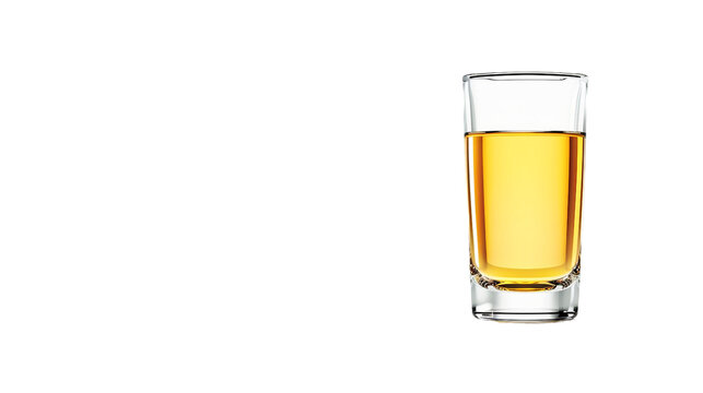 Tequila Shot on clean transparent background, PNG Format