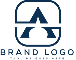 
Letter A logo design vector template design for brand