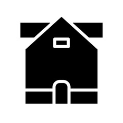 estate house real Glyph Icon