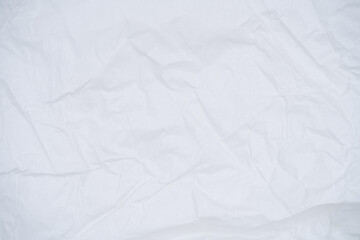 Textured Crumpled White Craft Paper.