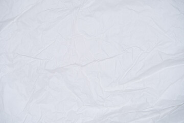 Soft Crumpled White Paper Texture.