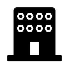 building estate hotel_ Glyph Icon