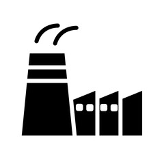 estate factory real Glyph Icon