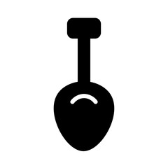 rake shovel tools_ Glyph Icon