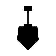 shovel tool work Glyph Icon