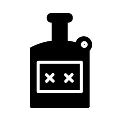 bottle rum alcohol Glyph Icon