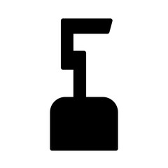 Obraz premium hand hook marine Glyph Icon