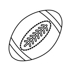 Ball icon vector. American football ball illustration sign. Sport symbol or logo.
