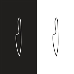 kitchen knife icon symbol template for graphic and web design collection logo vector illustration