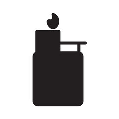 outdoor lighter fire_ Glyph Icon