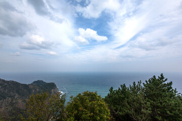 Obraz premium Seascape from the top of the island