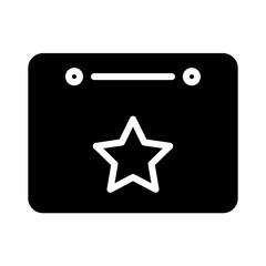 calendar date event_ Glyph Icon