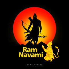 ram navami festival wish poster