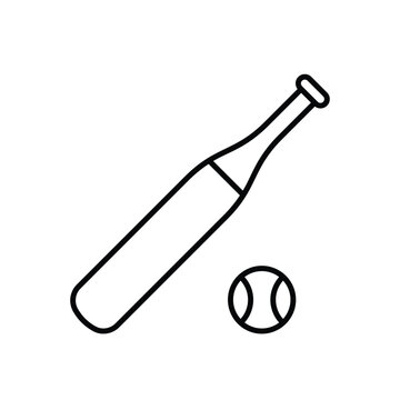 base ball icon vector stock illustration