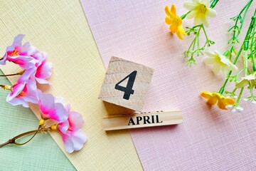 4月の背景イメージ