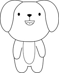 Funny Puppy Coloring