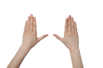 PNG,female hands, isolated on white background