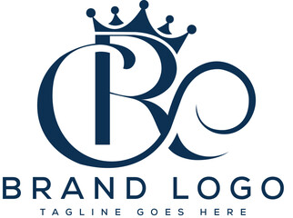Letter cr logo design vector template design for brand