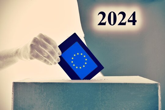 2024 European elections , conceptual photo .