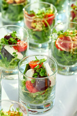 Appetizer for the banquet - different types of vegetables
