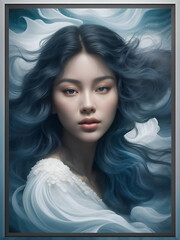 Enchanting Close-Up. The Beauty of Fantasy Portraits in Digital Art featuring Gorgeous Women.