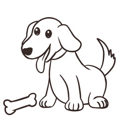 Dog Coloring Page