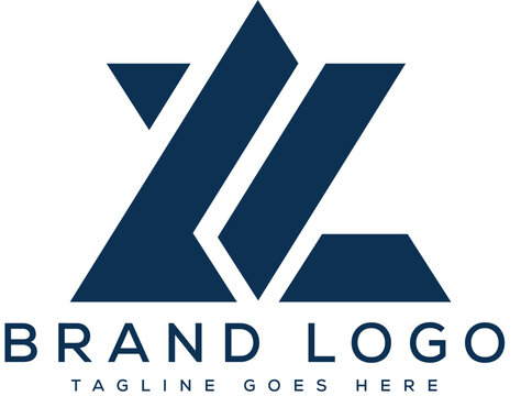 Letter LV logo design vector template design for brand
