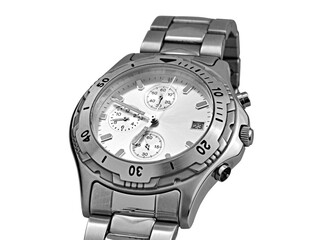 Automatic wrist watch - clipping path