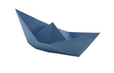 Boat in origami