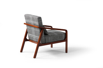 armchair isolated on white background .