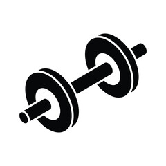 Weight lifting tool, modern isometric vector of dumbbell in editable style - obrazy, fototapety, plakaty