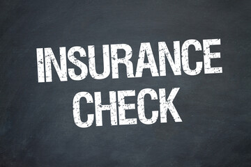 Obraz premium Insurance Check 