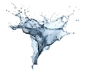 Obraz premium Water splash cut out