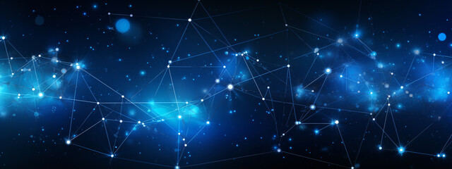 Fototapeta premium blue tech background
