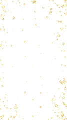Gold sparkling star confetti.